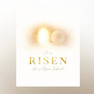 DDS Art Print, 8x10, Bible Verse, Paper Print, Unframed, Boho Series, Easter